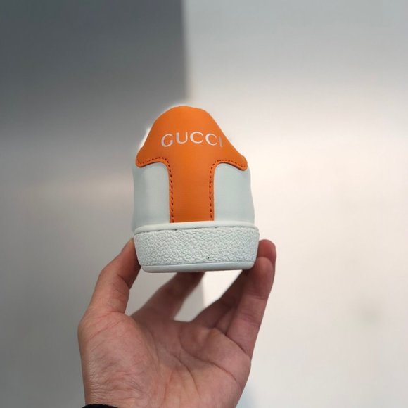 NEWGucci leather board shoes small white shoes
